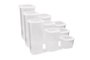 Hermia Set de 9 Cajas de Almacenaje Blanco
